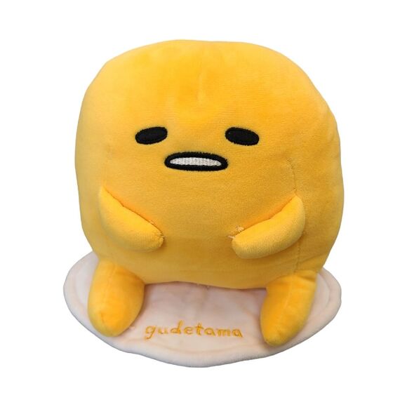 Sanrio License Gudetama The Lazy Egg 8" 2016 Plush - Picture 1 of 14